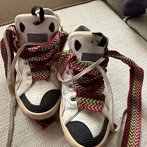 Lanvin Curb Skate Sneakers White Rare Chunky Shoes US 8.5 women